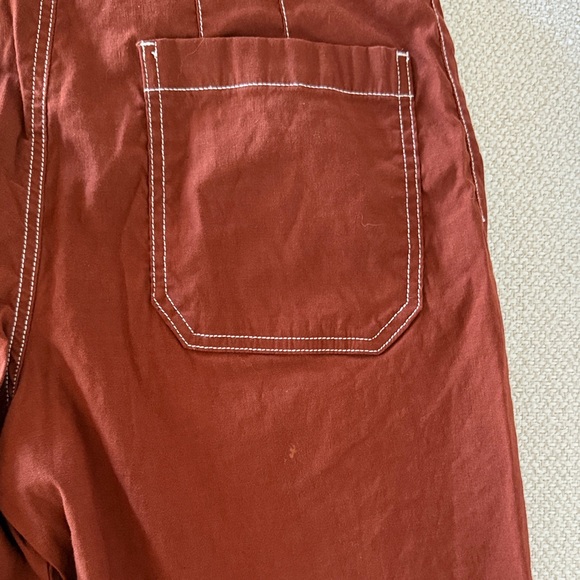 Maeve Rust Cropped Pants - Picture 3 of 4